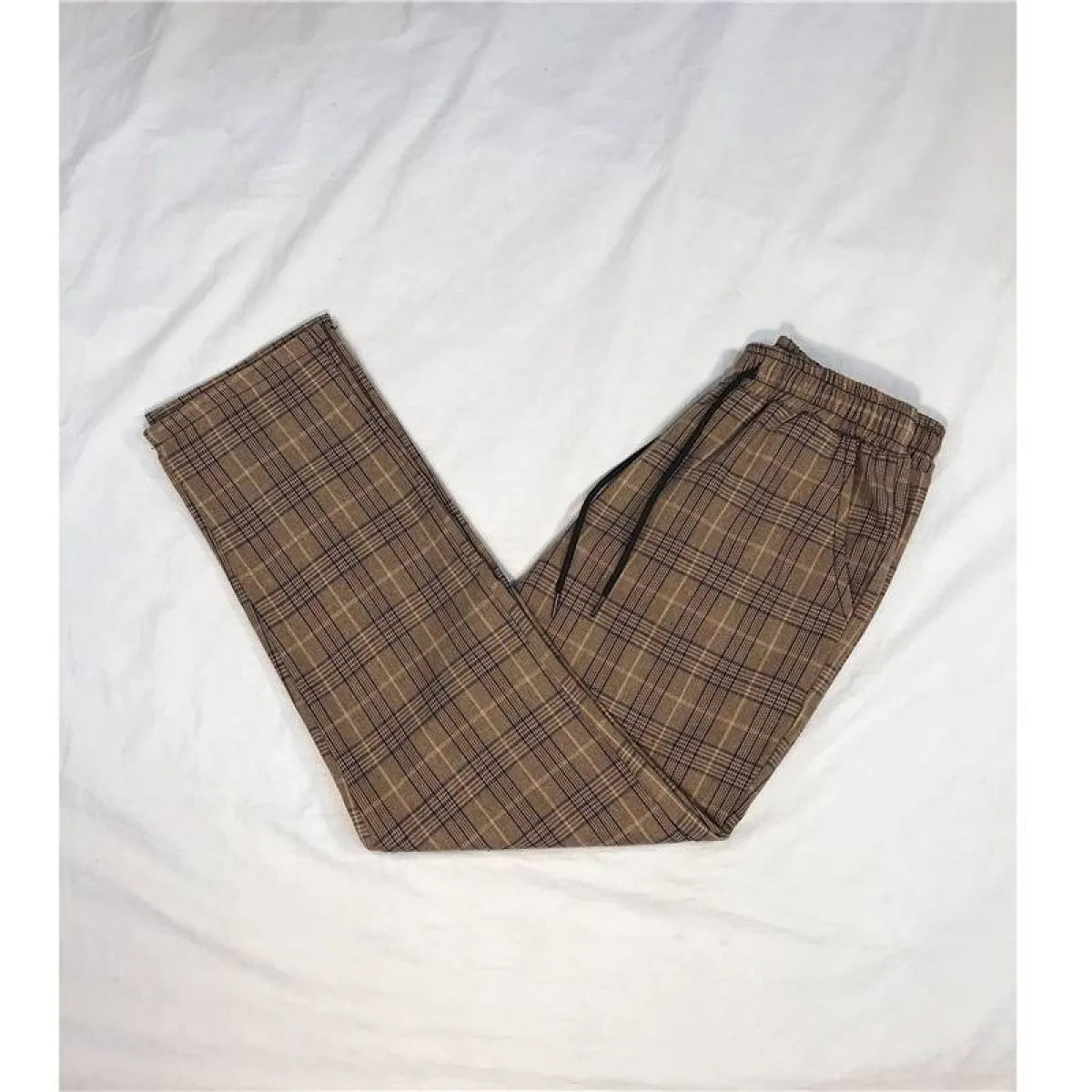 CakeBoi High Waist Plaid Pants Kawaii Stop