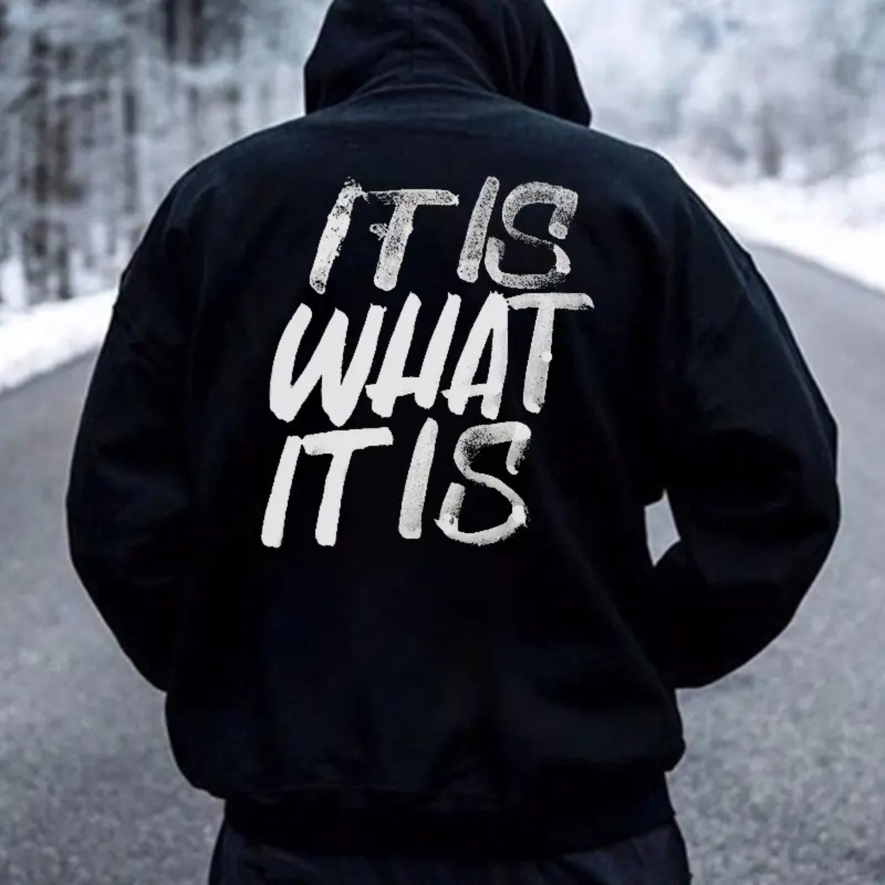 CakeBoi "It Is What It Is" Distressed Hoodie Pasimax