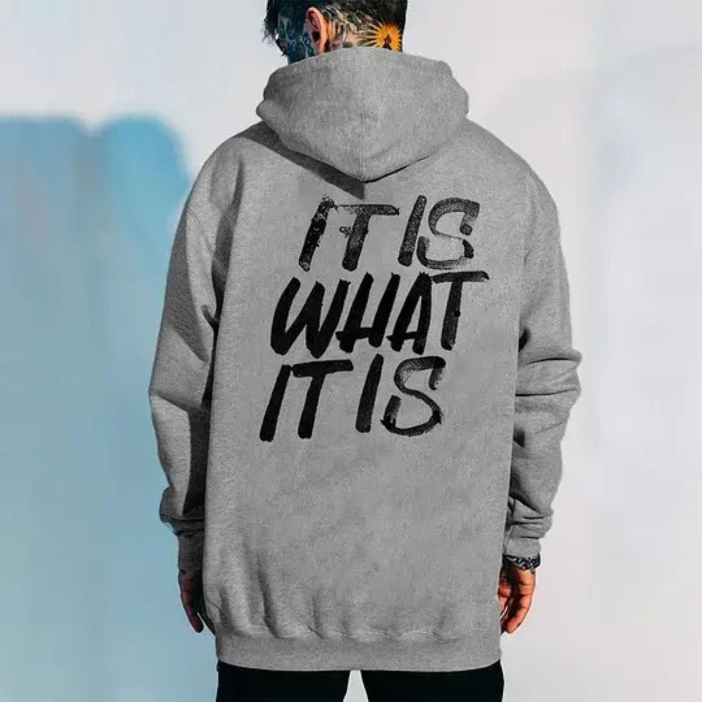 CakeBoi "It Is What It Is" Distressed Hoodie Pasimax