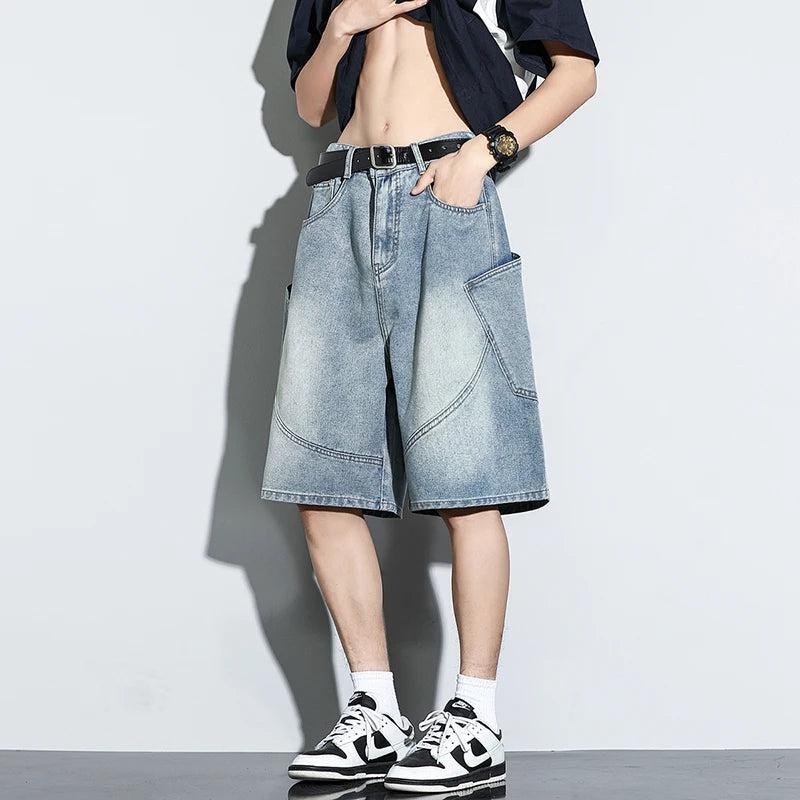 CakeBoi Baggy Harajuku Drawstring Denim Shorts – Y2K Streetwear CakeBoi Apparel & Co. LLC