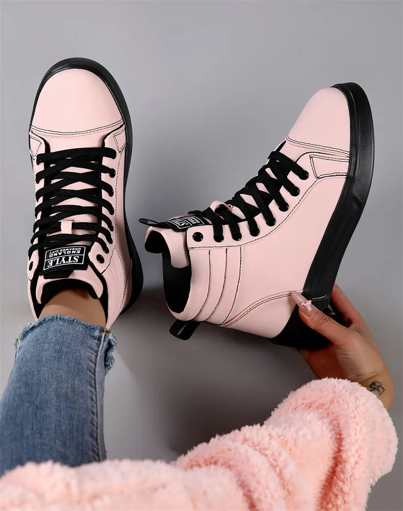 CakeBoi High Top Leather Sneakers – Unisex Skate Style CakeBoi Apparel & CO.