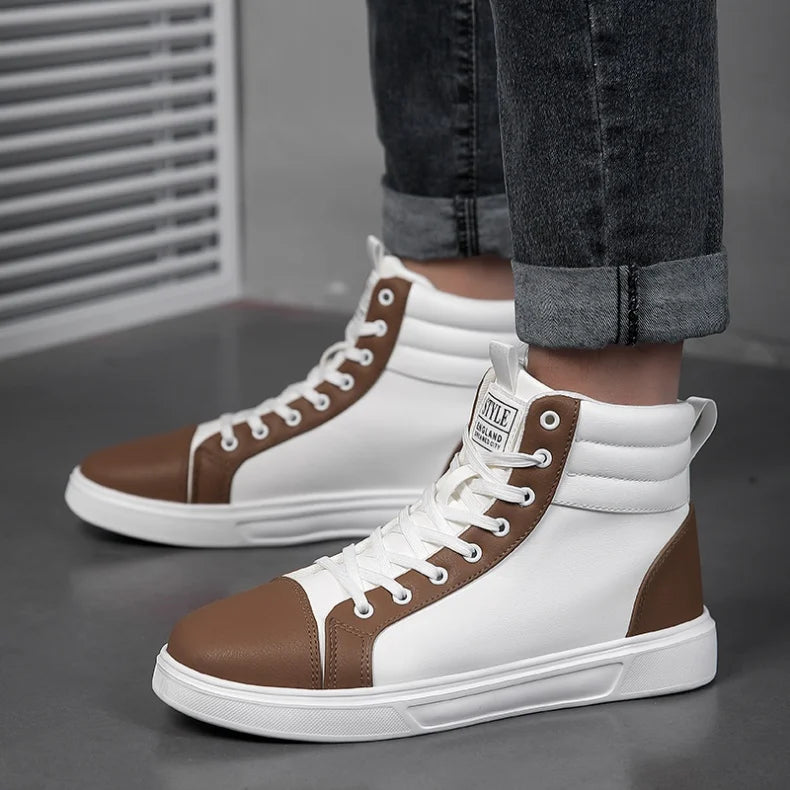 CakeBoi High Top Leather Sneakers – Unisex Skate Style CakeBoi Apparel & CO.
