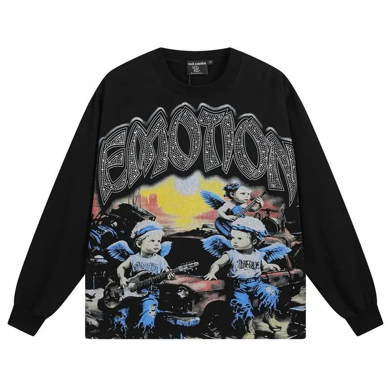 CakeBoi Mixed Emotion Long Sleeve Tee CakeBoi Apparel & CO.