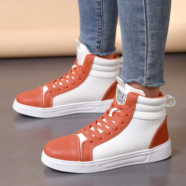 CakeBoi High Top Leather Sneakers – Unisex Skate Style CakeBoi Apparel & CO.