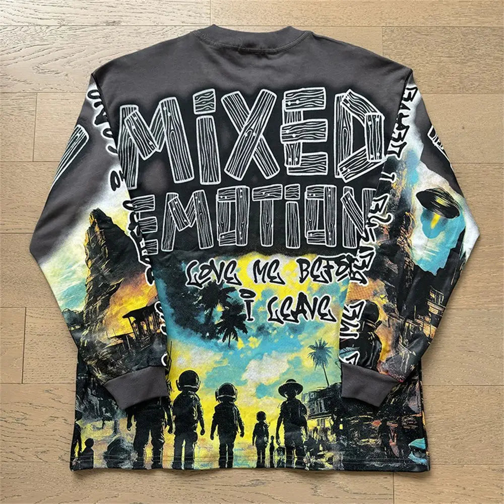 CakeBoi Mixed Emotion Long Sleeve Tee CakeBoi Apparel & CO.