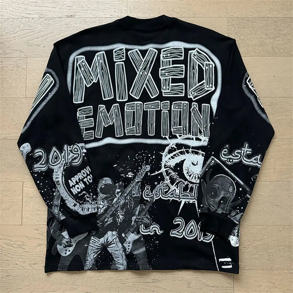 CakeBoi Mixed Emotion Long Sleeve Tee CakeBoi Apparel & CO.
