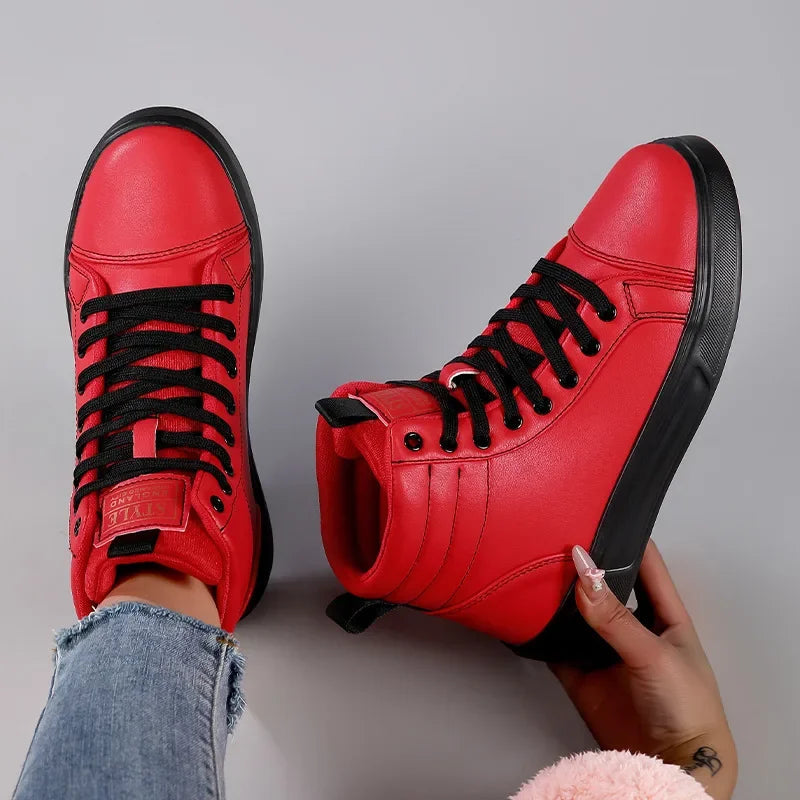 CakeBoi High Top Leather Sneakers – Unisex Skate Style CakeBoi Apparel & CO.