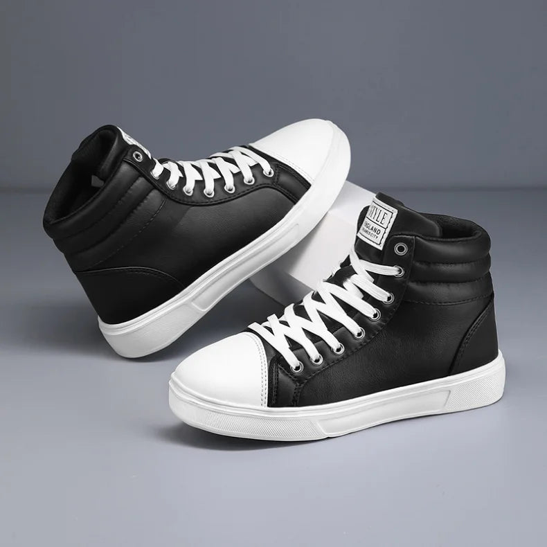 CakeBoi High Top Leather Sneakers – Unisex Skate Style CakeBoi Apparel & CO.