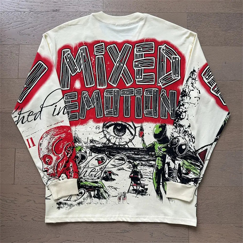 CakeBoi Mixed Emotion Long Sleeve Tee CakeBoi Apparel & CO.