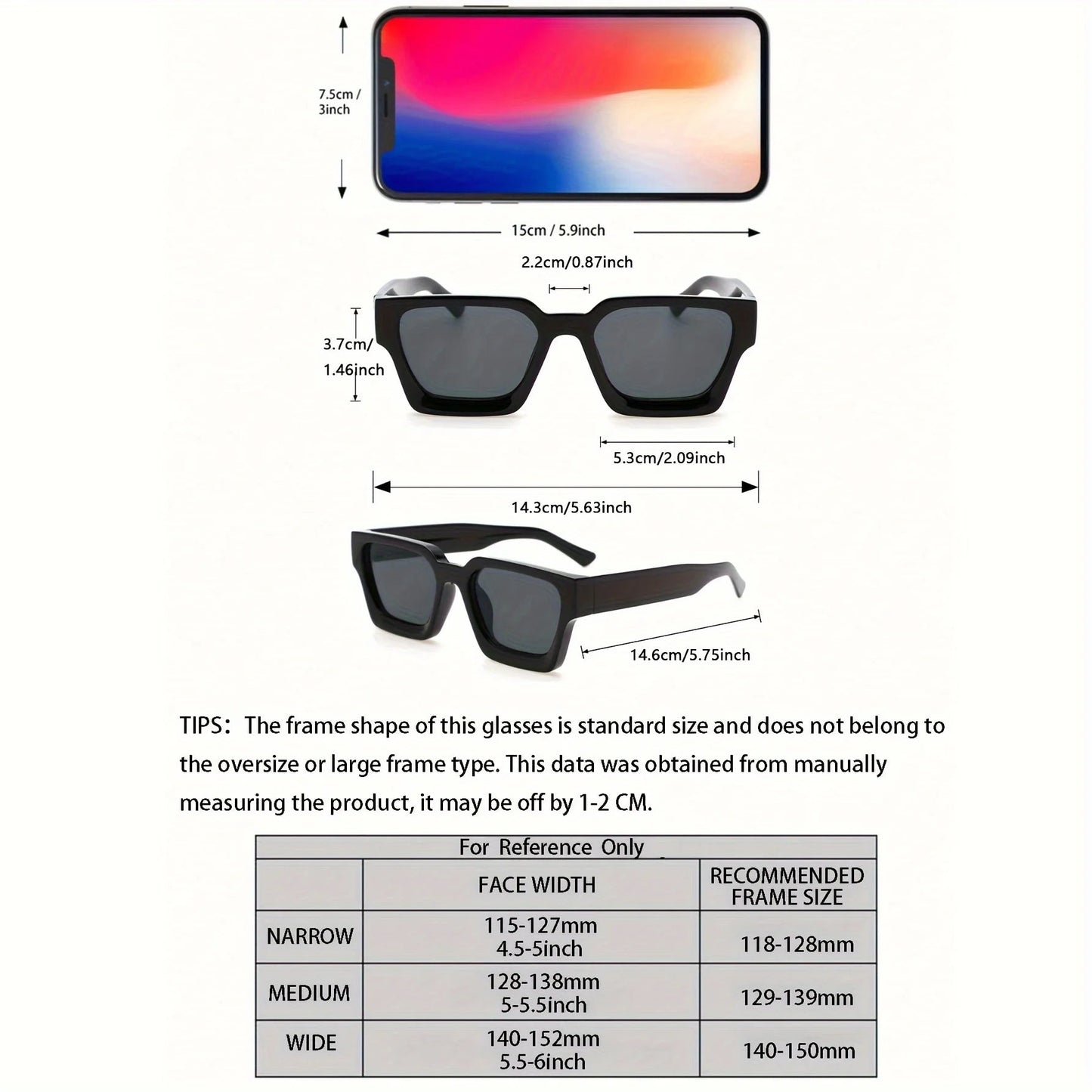CakeBoi Classic Square Frame Sunglasses – Unisex Streetwear Shades CakeBoi Apparel & Co. LLC