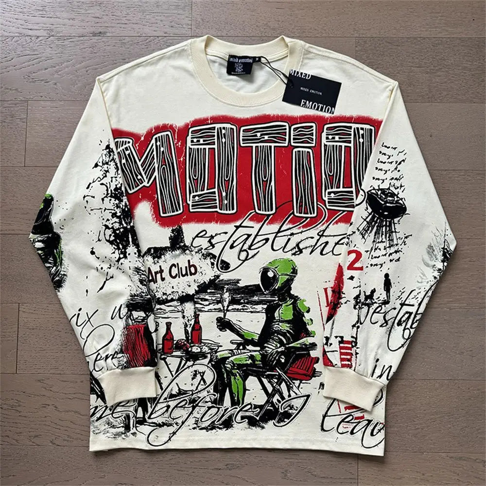 CakeBoi Mixed Emotion Long Sleeve Tee CakeBoi Apparel & CO.
