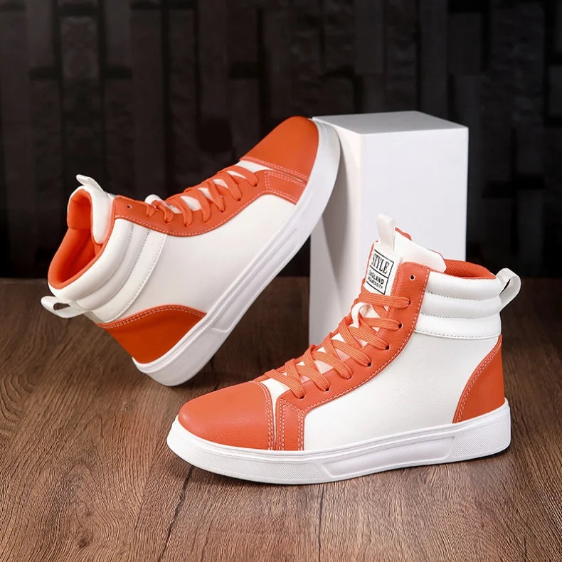 CakeBoi High Top Leather Sneakers – Unisex Skate Style CakeBoi Apparel & CO.