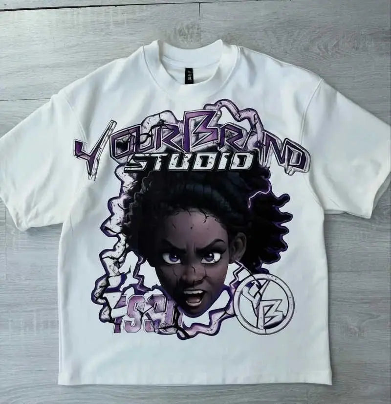 CakeBoi Y2K Harajuku Oversized Graphic Tee – Unisex Streetwear CakeBoi Apparel & CO.