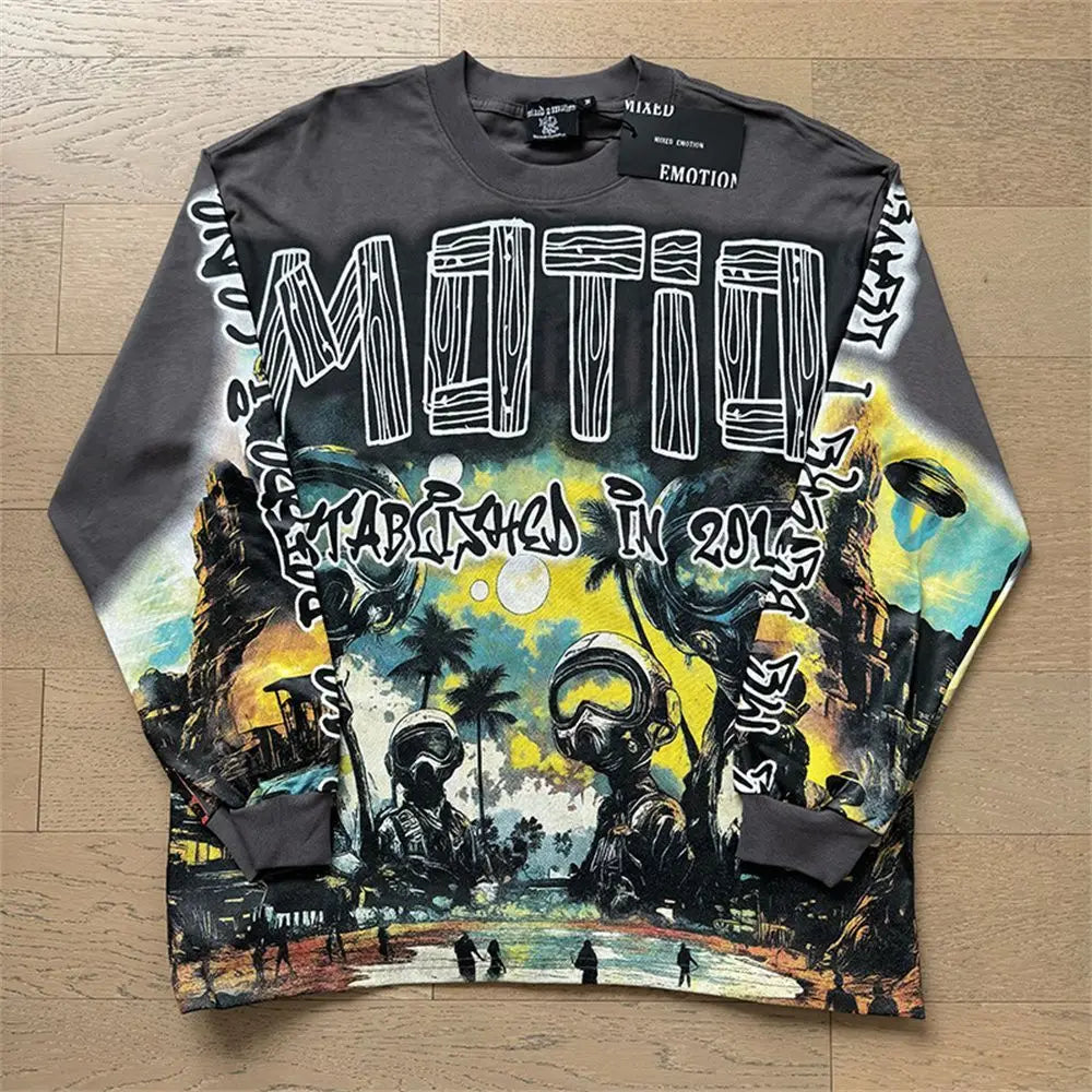 CakeBoi Mixed Emotion Long Sleeve Tee CakeBoi Apparel & CO.