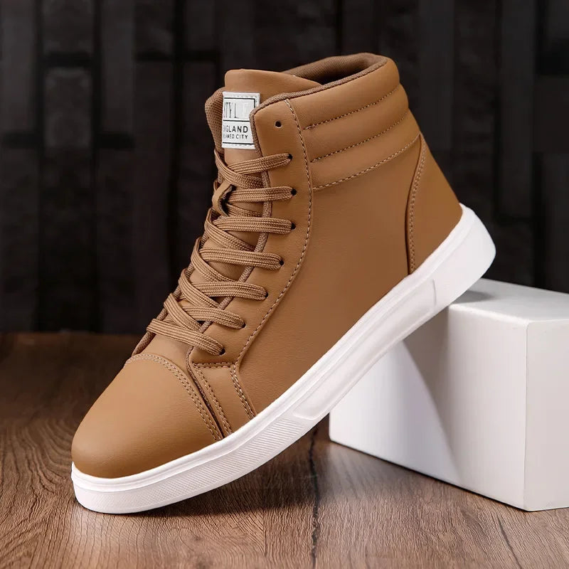 CakeBoi High Top Leather Sneakers – Unisex Skate Style CakeBoi Apparel & CO.