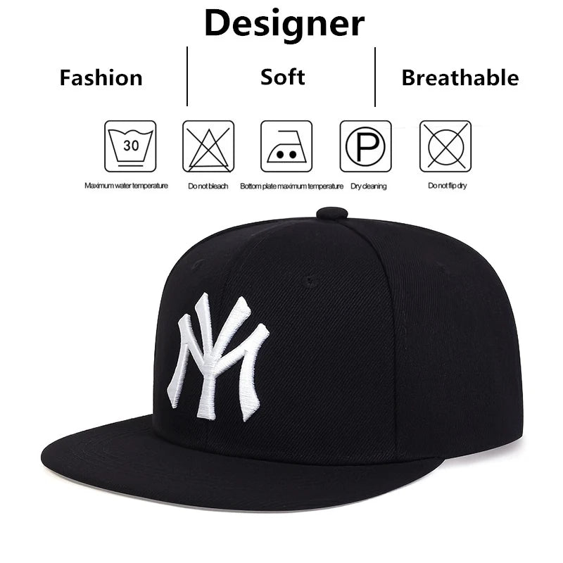 Unisex Letter Embroidery Hip-hop Hats Outdoor Adjustable Casual Baseball Caps Sunscreen Hat CakeBoi Apparel & Co. LLC