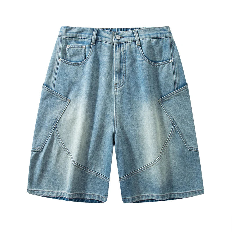 CakeBoi Baggy Harajuku Drawstring Denim Shorts – Y2K Streetwear CakeBoi Apparel & Co. LLC