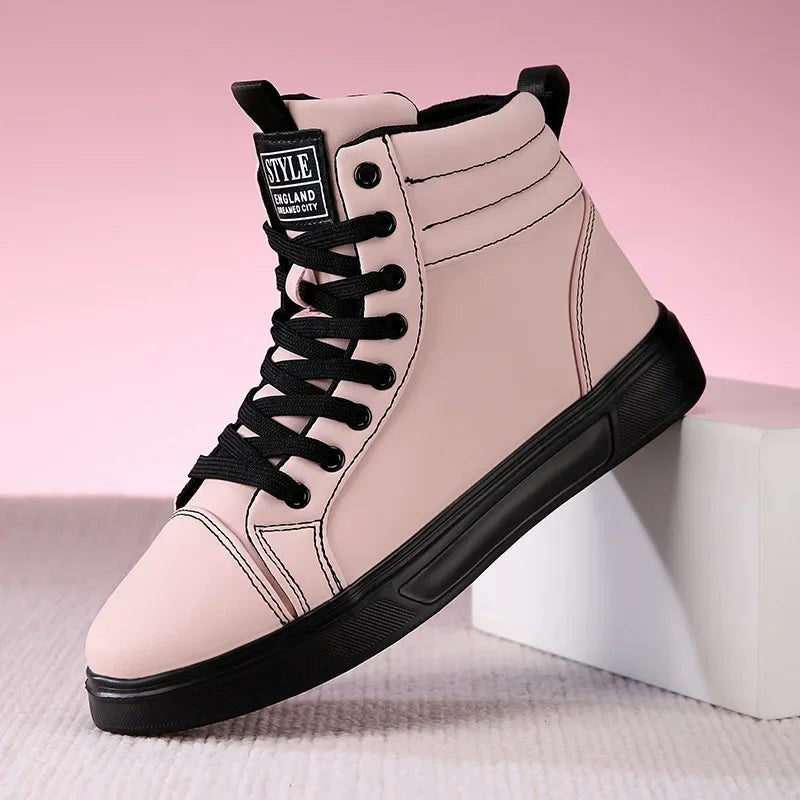 CakeBoi High Top Leather Sneakers – Unisex Skate Style CakeBoi Apparel & CO.