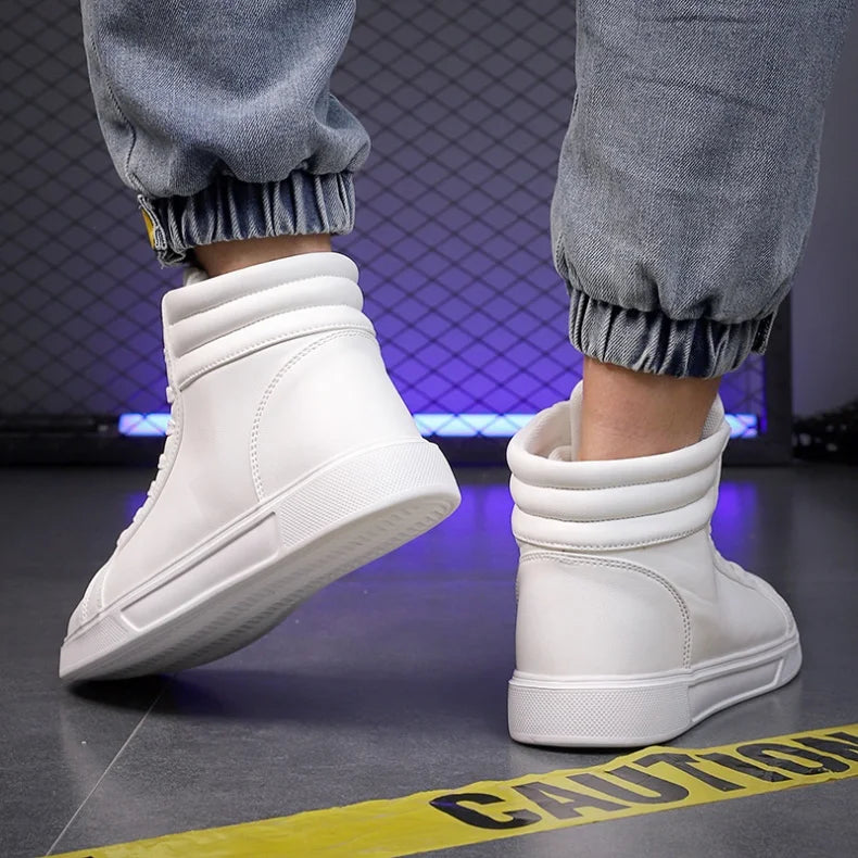 CakeBoi High Top Leather Sneakers – Unisex Skate Style CakeBoi Apparel & CO.