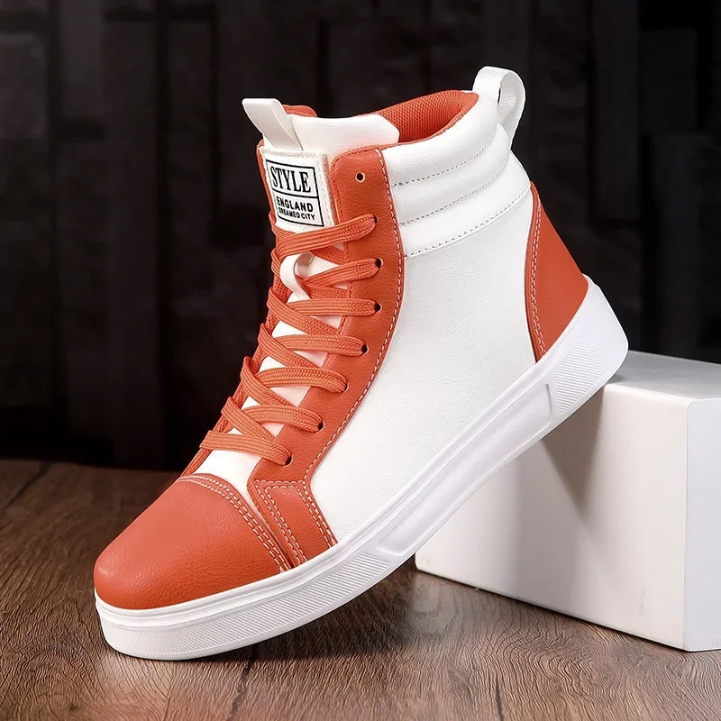 CakeBoi High Top Leather Sneakers – Unisex Skate Style CakeBoi Apparel & CO.