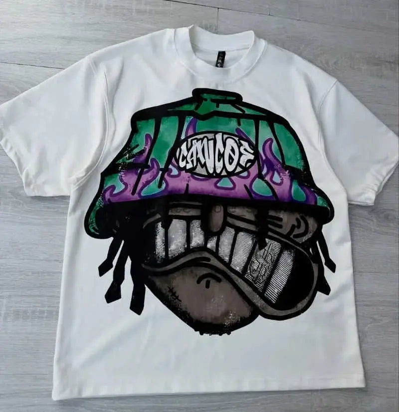 CakeBoi Y2K Harajuku Oversized Graphic Tee – Unisex Streetwear CakeBoi Apparel & CO.