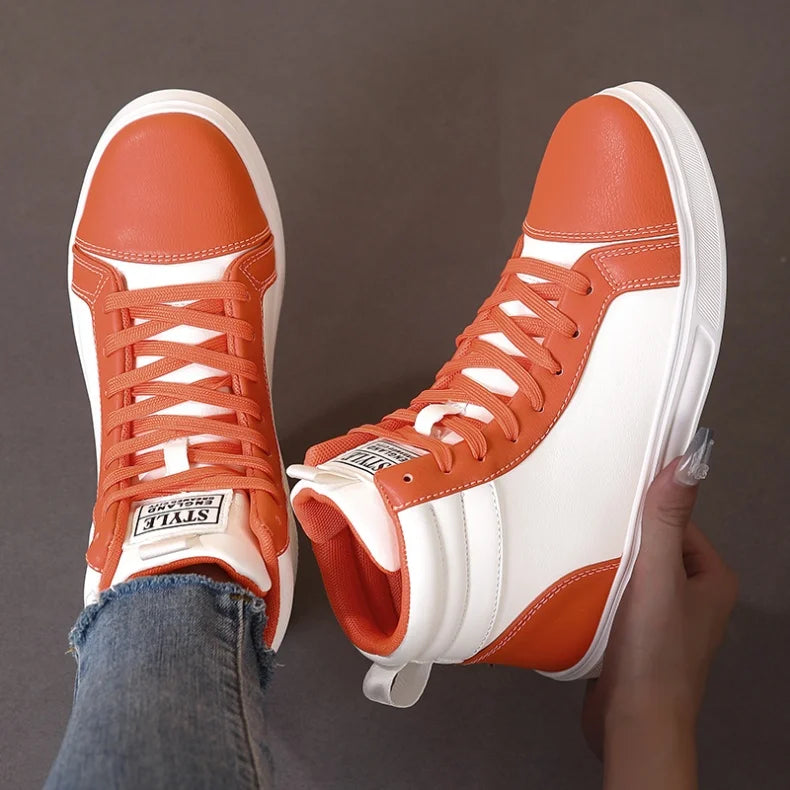 CakeBoi High Top Leather Sneakers – Unisex Skate Style CakeBoi Apparel & CO.
