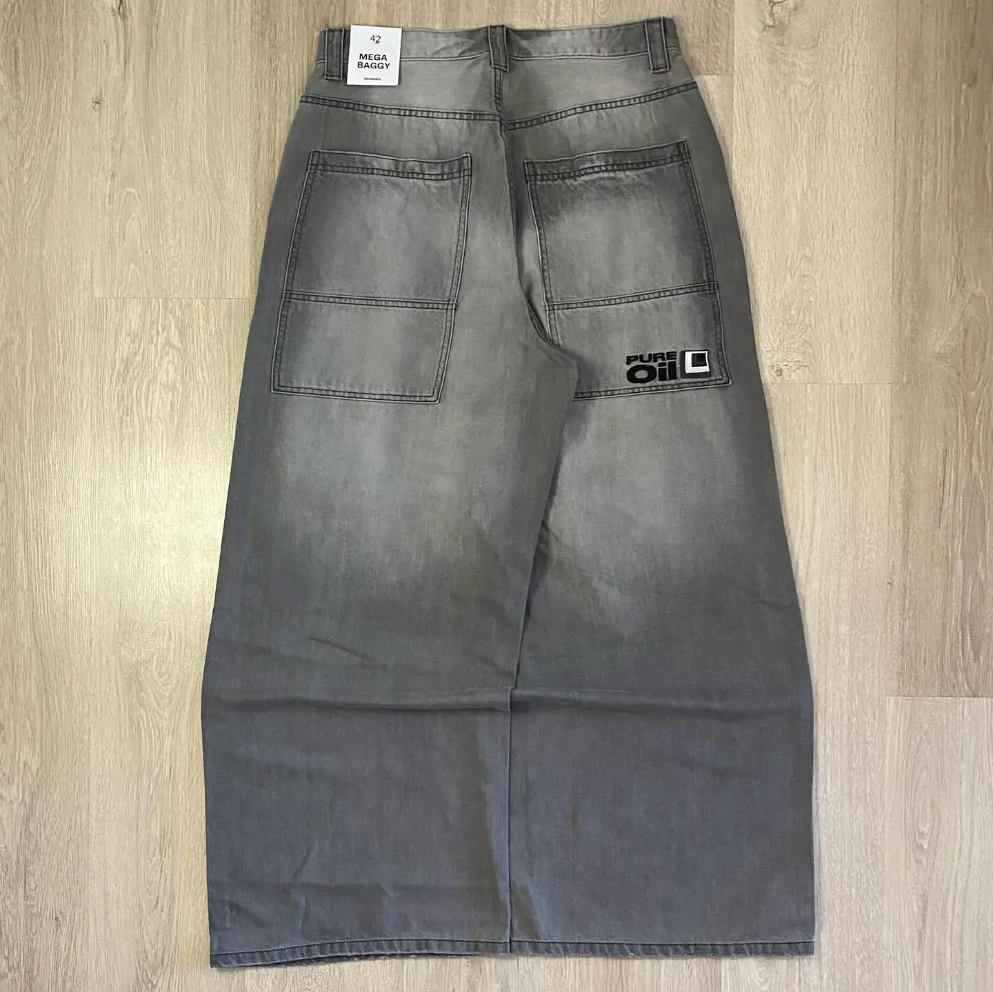 CakeBoi Unisex Y2K Multi-Pocket Baggy Jeans – Gothic Streetwear CakeBoi Apparel & CO .