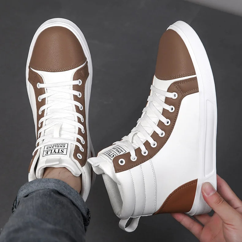 CakeBoi High Top Leather Sneakers – Unisex Skate Style CakeBoi Apparel & CO.