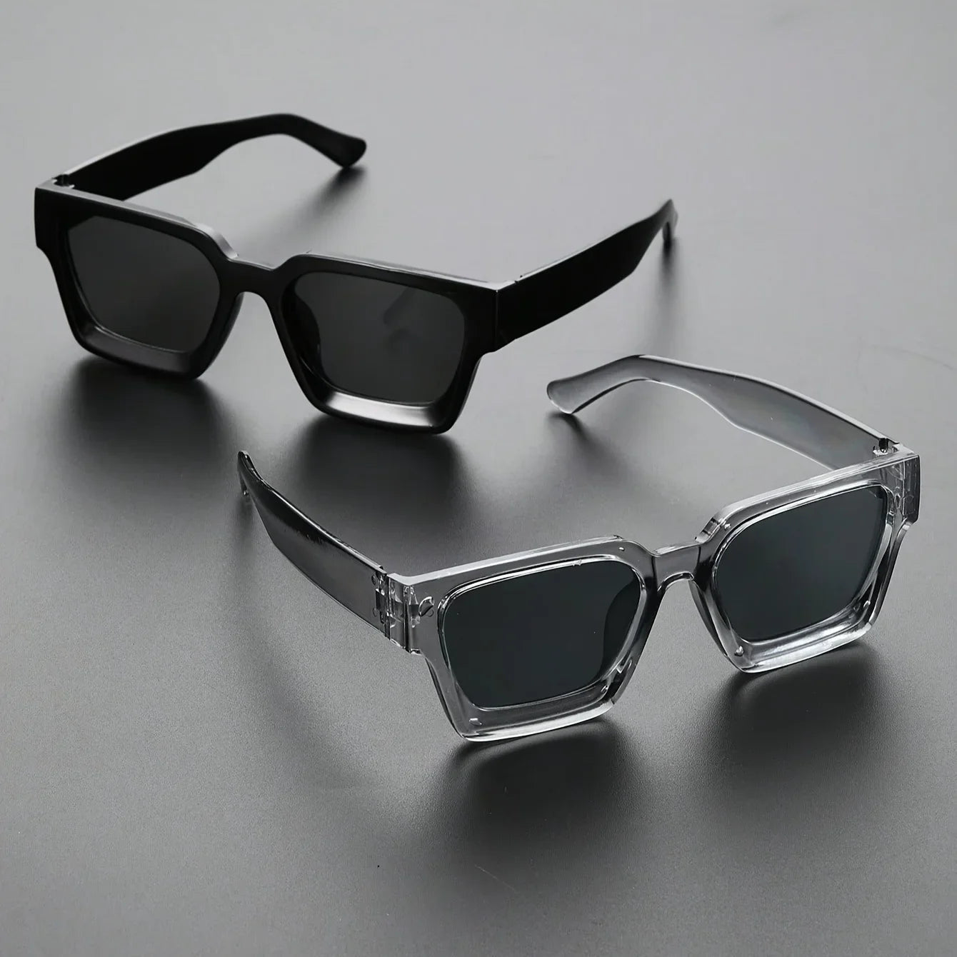 CakeBoi Classic Square Frame Sunglasses – Unisex Streetwear Shades CakeBoi Apparel & Co. LLC