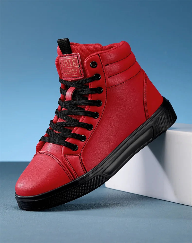 CakeBoi High Top Leather Sneakers – Unisex Skate Style CakeBoi Apparel & CO.