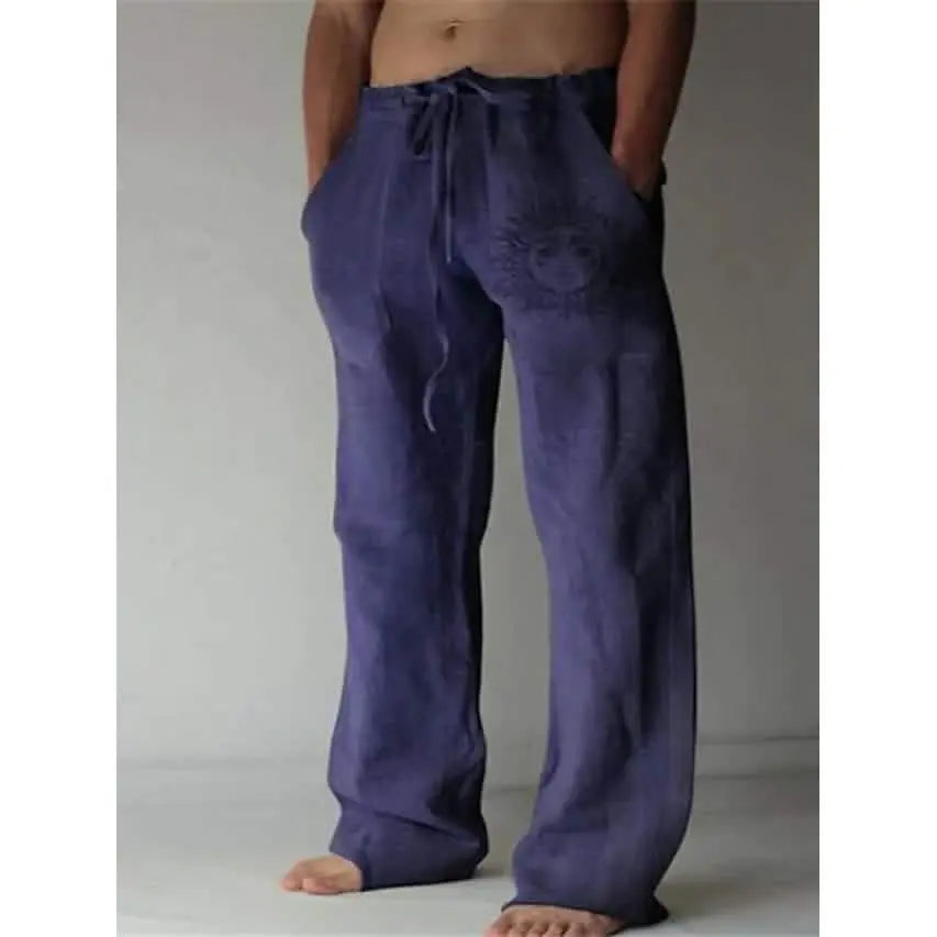 `CakeBoi – Men's Graphic Print Straight Leg Streetwear Pants