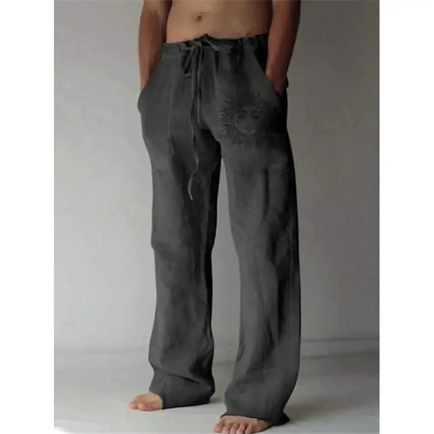 `CakeBoi – Men's Graphic Print Straight Leg Streetwear Pants