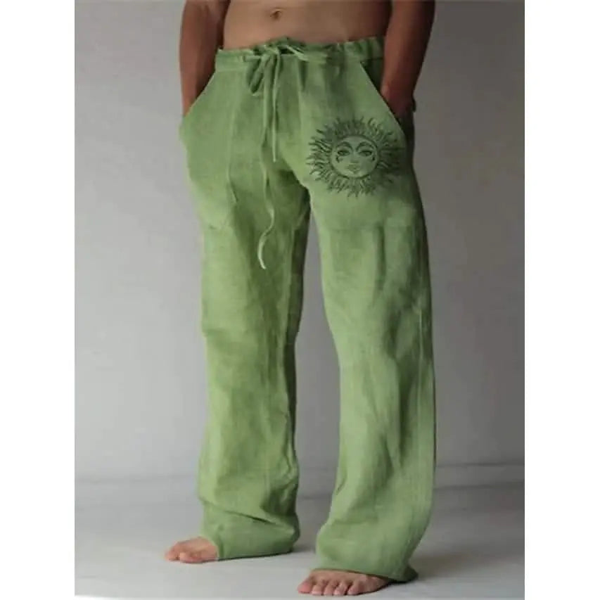 `CakeBoi – Men's Graphic Print Straight Leg Streetwear Pants
