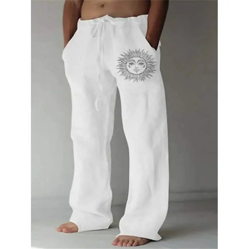 `CakeBoi – Men's Graphic Print Straight Leg Streetwear Pants