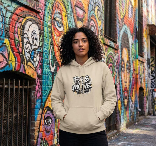 CakeBoi "Focus Is The Motive" Graffiti Streetwear Pullover Hoodie Wear Your Worship