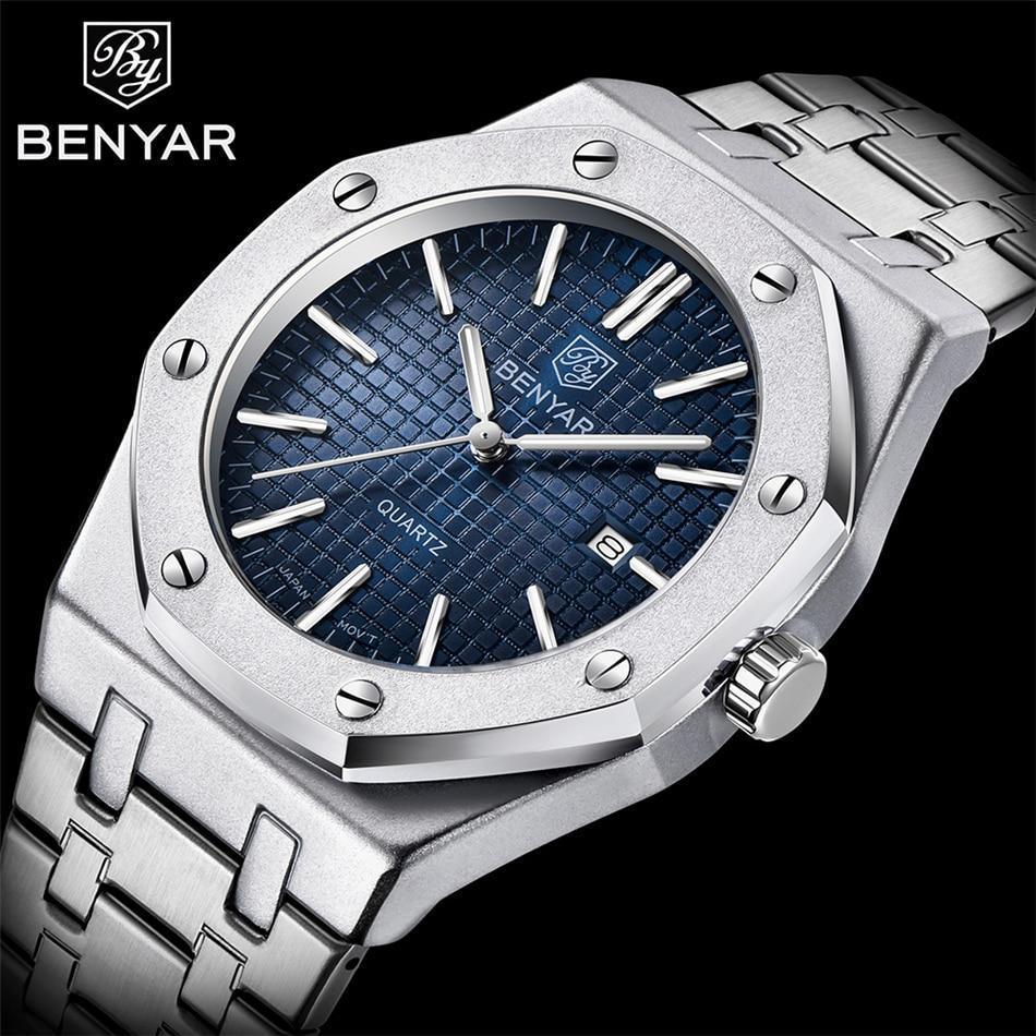 Benyar Stainless Steel Minimalist Watch Benyar