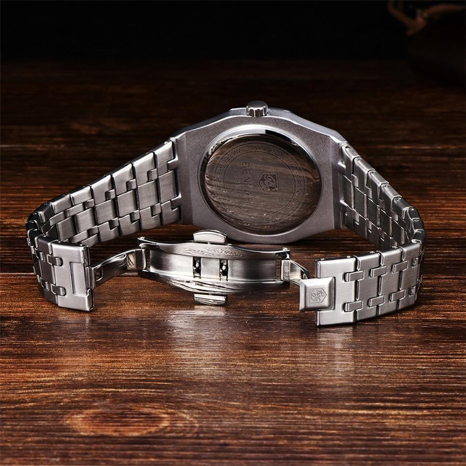 Benyar Stainless Steel Minimalist Watch Benyar