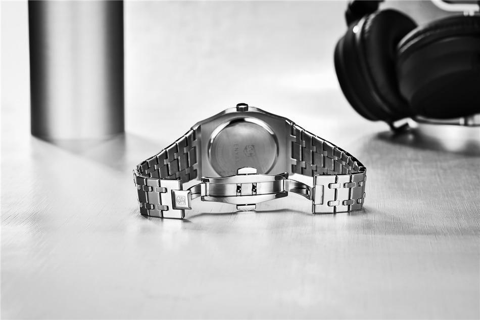 Benyar Stainless Steel Minimalist Watch Benyar