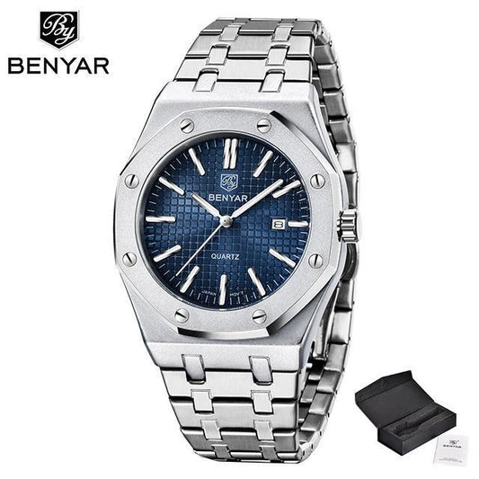 Benyar Stainless Steel Minimalist Watch Benyar