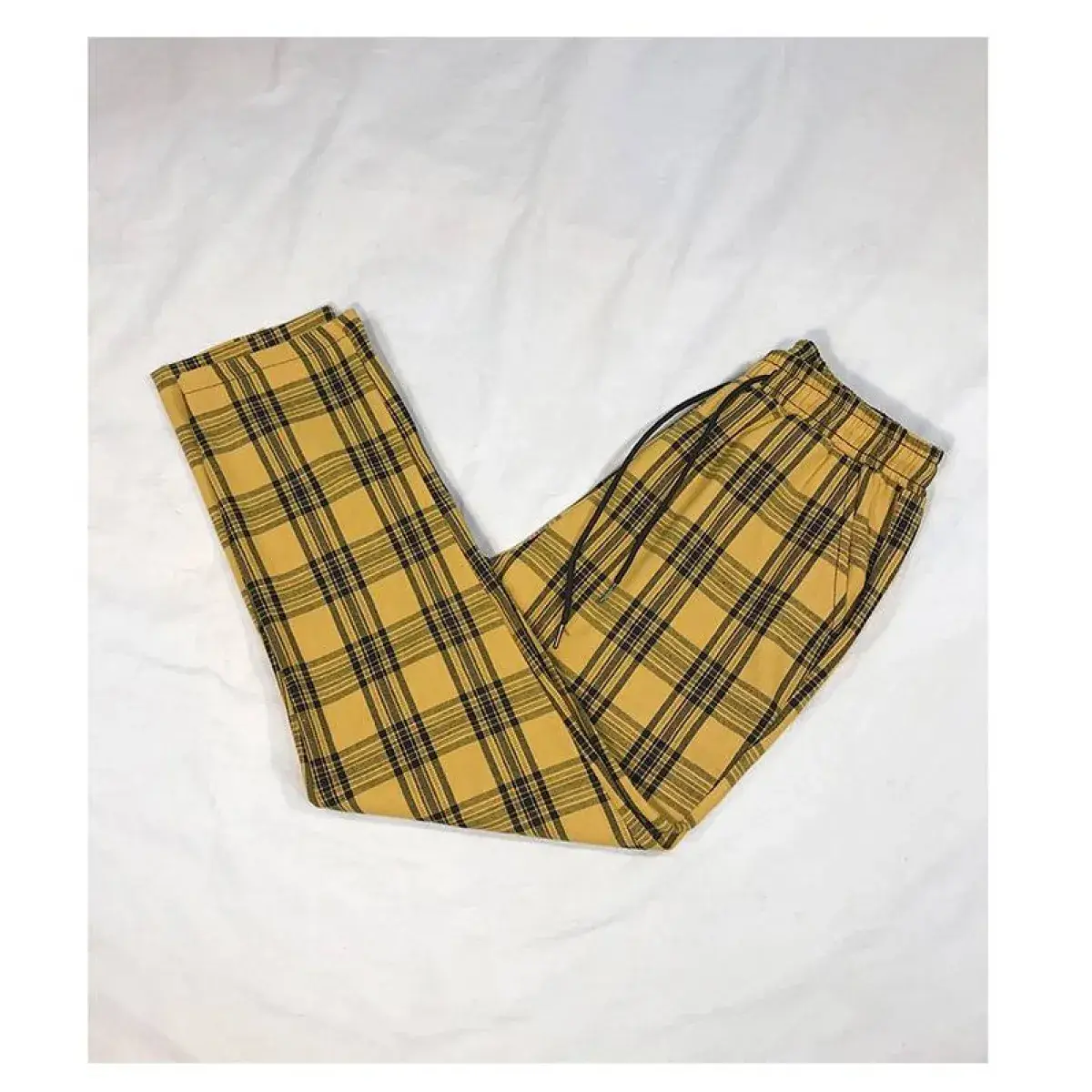 `CakeBoi – Women's High Waist Plaid Pants